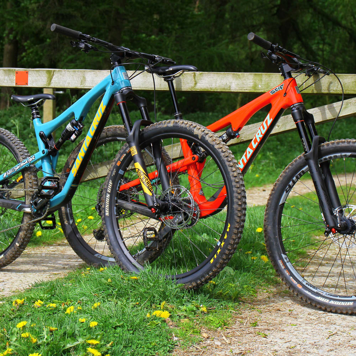 Santa Cruz 5010 vs Bronson head to head Stif Mountain Bikes