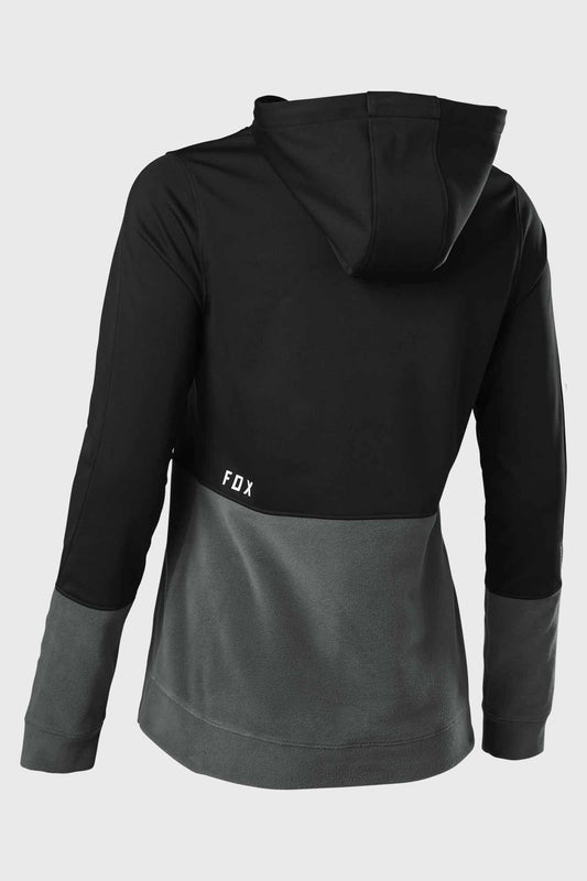 Fox Womens Ranger Windbloc Hoodie - Black