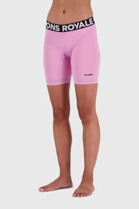 Mons Royale Womens Low Pro Merino Short Liner - Pop Pink