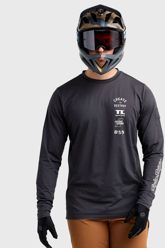 Troy Lee Designs Ruckus Ride LS Tee - Carbon