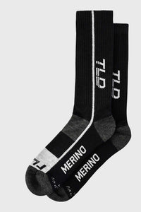 Troy Lee Designs Chill Merino Sock - Mono Black