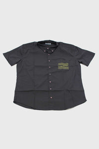 Juliana Dot Logo Mechanic Shirt - Black