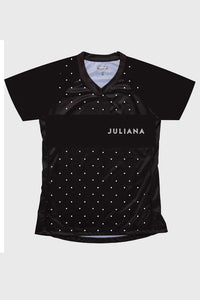 Juliana Dot Trail Jersey - Black