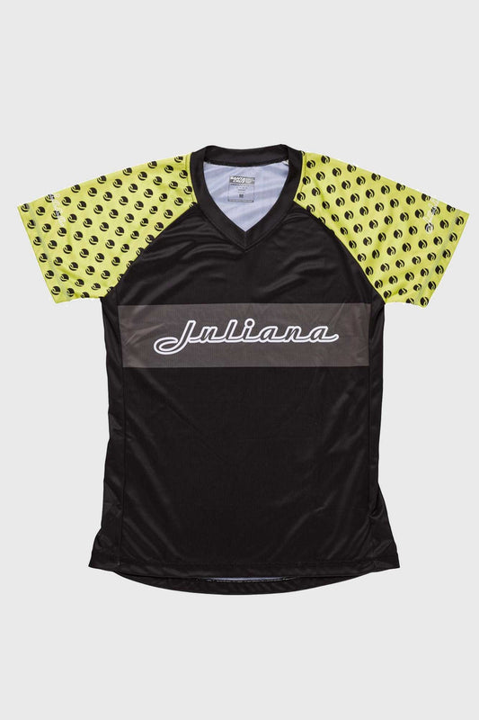 Juliana Dot Trail Jersey - Neon