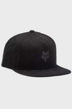 Load image into Gallery viewer, Fox Head Snapback Hat - Black / Charcoal