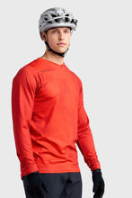 Load image into Gallery viewer, Troy Lee Designs Skyline Chill LS Jersey - Scattered Fire Orange