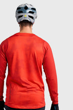 Load image into Gallery viewer, Troy Lee Designs Skyline Chill LS Jersey - Scattered Fire Orange