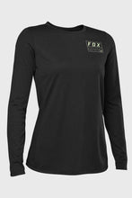 Load image into Gallery viewer, Fox Ranger Dri-Release Long Sleeve Womens Jersey - Black