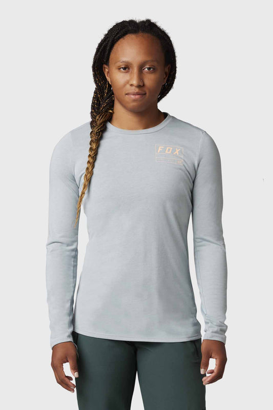 Fox Ranger Dri-Release Long Sleeve Womens Jersey - Gunmetal