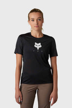 Load image into Gallery viewer, Fox Womens Ranger Tru Dri Short Sleeve Jersey - Black