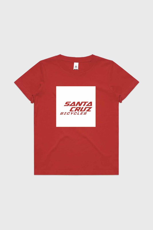 Santa Cruz Squared Youth Tee - Red